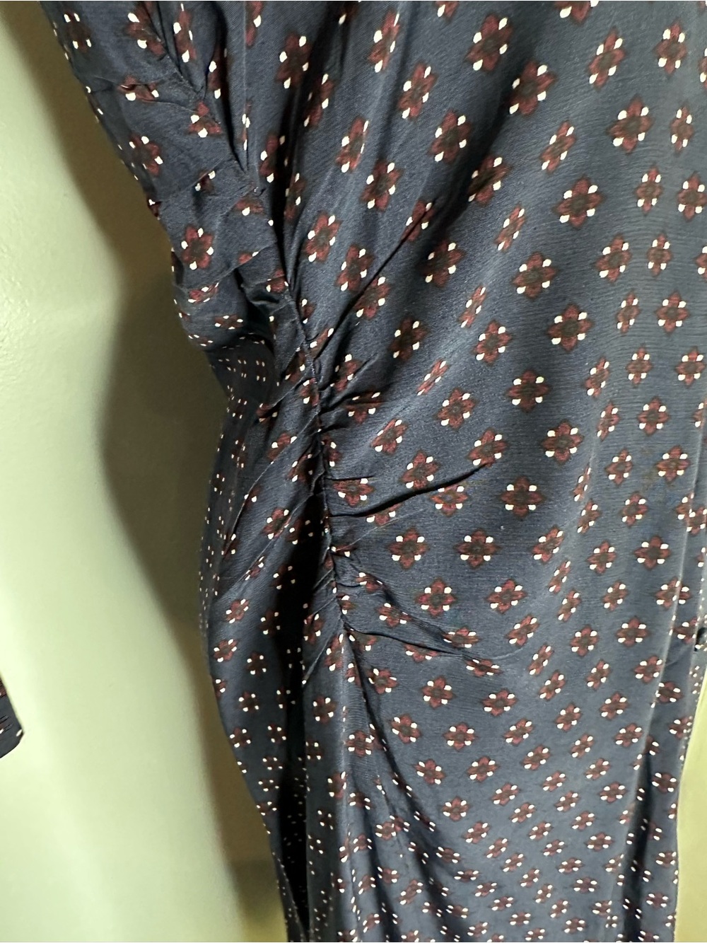 Madewell Ruched Midi Shirtdress - Picture 8 of 14